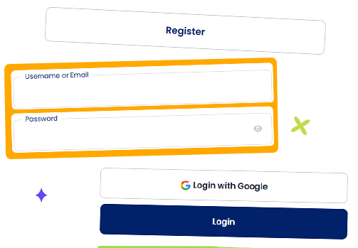 Register and Login